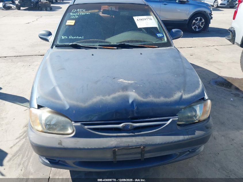 2001 Kia Sephia Ls VIN: KNAFB121415093607 Lot: 43859778
