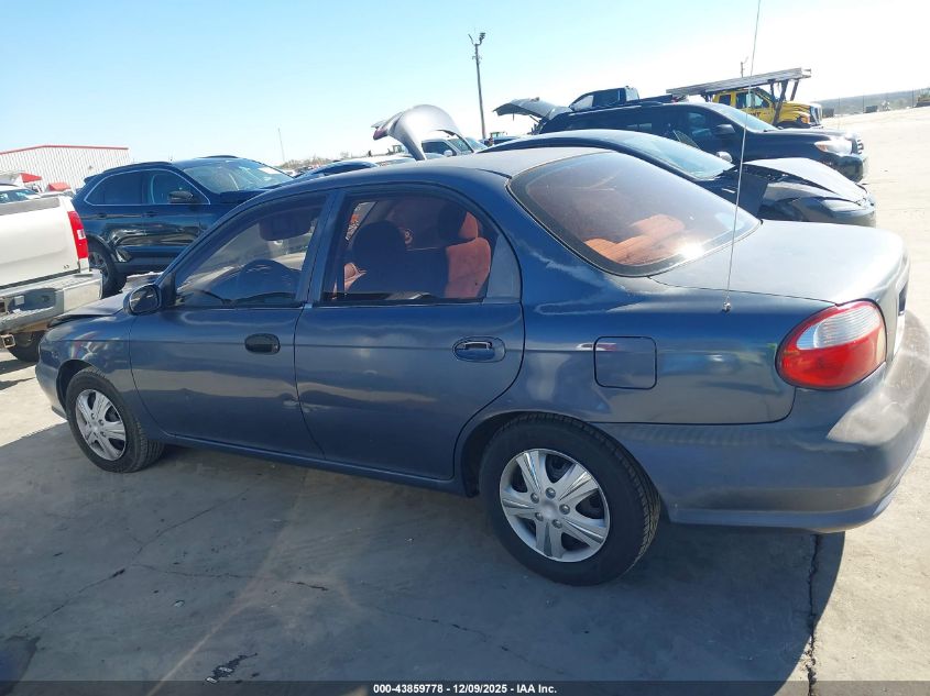 2001 Kia Sephia Ls VIN: KNAFB121415093607 Lot: 43859778