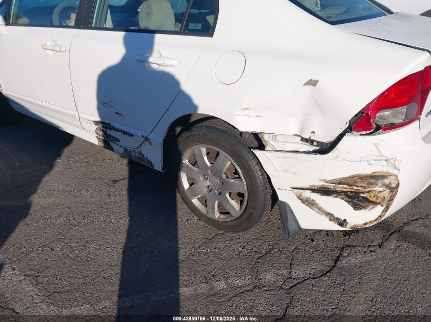 2009 Honda Civic Lx VIN: 19XFA16539E047527 Lot: 43859786