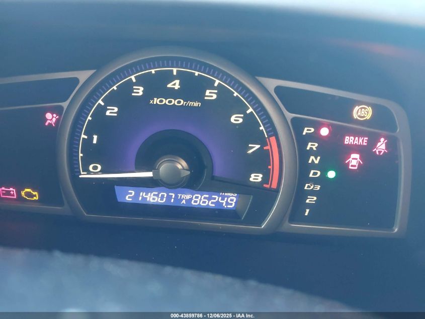 2009 Honda Civic Lx VIN: 19XFA16539E047527 Lot: 43859786