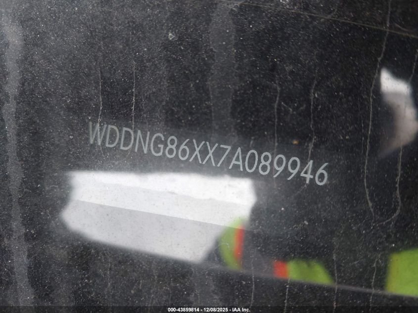 2007 Mercedes-Benz S 550 4Matic VIN: WDDNG86XX7A089946 Lot: 43859814