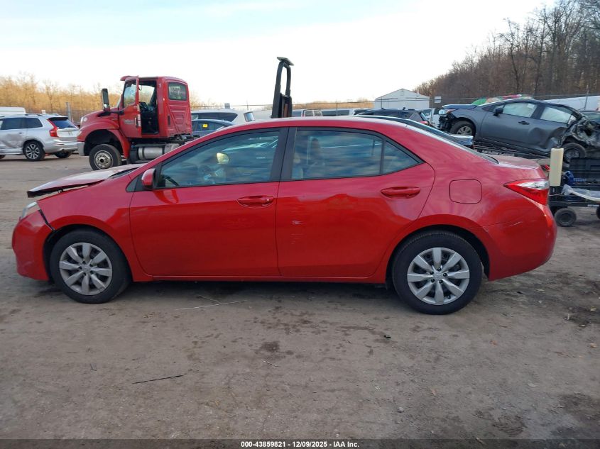 2016 Toyota Corolla Le VIN: 2T1BURHE1GC646004 Lot: 43859821