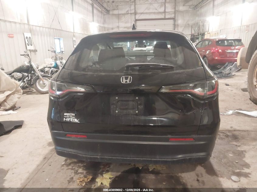 2025 Honda Hr-V Awd Lx VIN: 3CZRZ2H39SM770411 Lot: 43859882