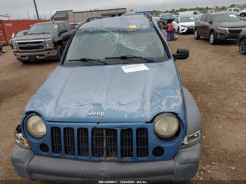 2006 Jeep Liberty Sport VIN: 1J4GL48K46W269766 Lot: 43859917