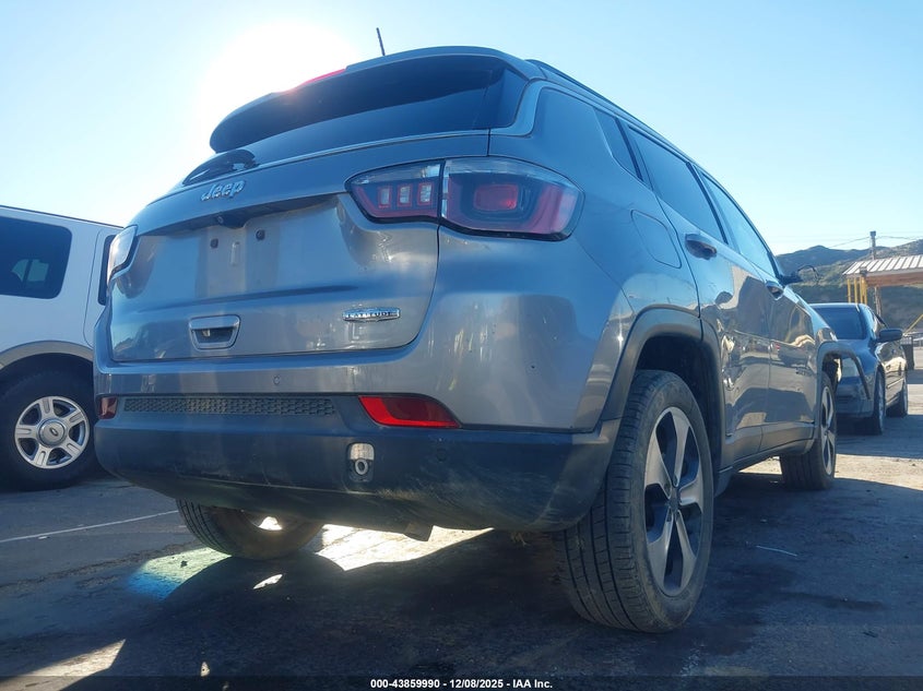 VIN 3C4NJCBB5HT629495 2017 JEEP NEW COMPASS LATITUDE FWD