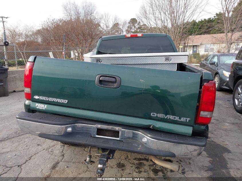 2001 Chevrolet Silverado 1500 Ls VIN: 2GCEC19TX11191190 Lot: 43859995