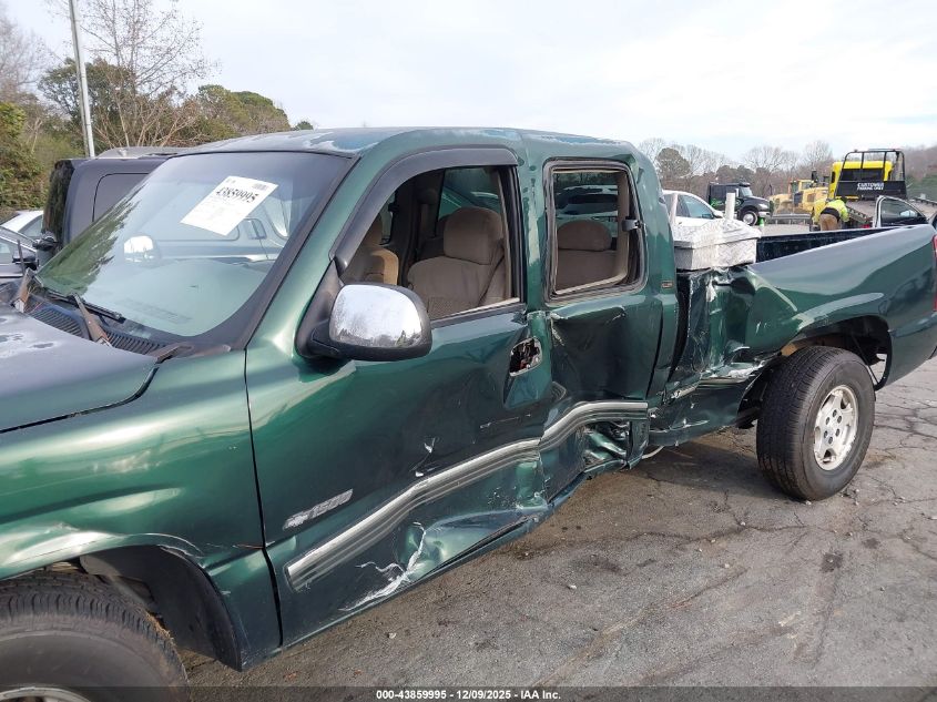 2001 Chevrolet Silverado 1500 Ls VIN: 2GCEC19TX11191190 Lot: 43859995