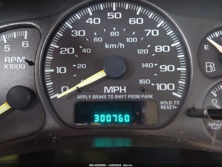 2001 Chevrolet Silverado 1500 Ls VIN: 2GCEC19TX11191190 Lot: 43859995