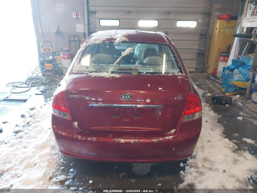 2009 Kia Spectra Ex VIN: KNAFE222795639107 Lot: 43860045