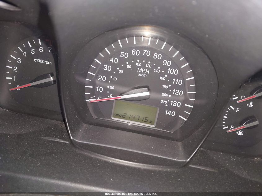 2009 Kia Spectra Ex VIN: KNAFE222795639107 Lot: 43860045