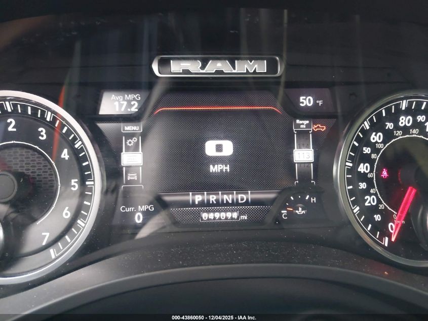 2024 Ram 1500 Laramie 4X2 5'7 Box VIN: 1C6RREJTXRN218957 Lot: 43860050