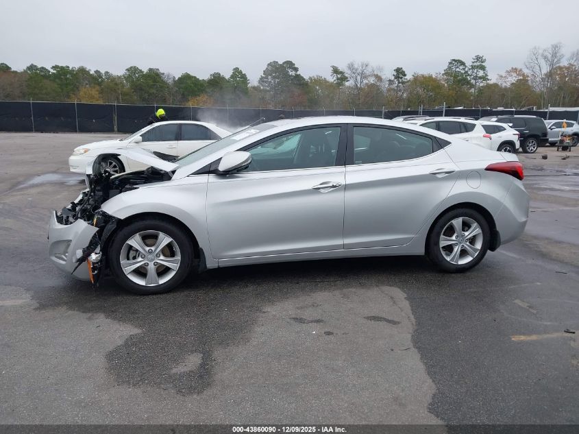 2016 Hyundai Elantra Value Edition VIN: 5NPDH4AE3GH767625 Lot: 43860090
