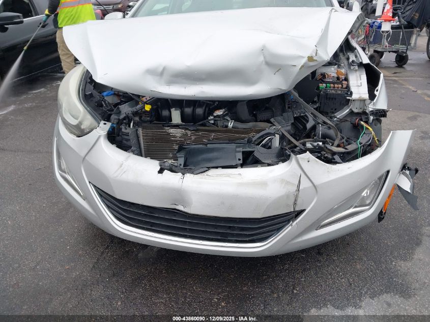 2016 Hyundai Elantra Value Edition VIN: 5NPDH4AE3GH767625 Lot: 43860090