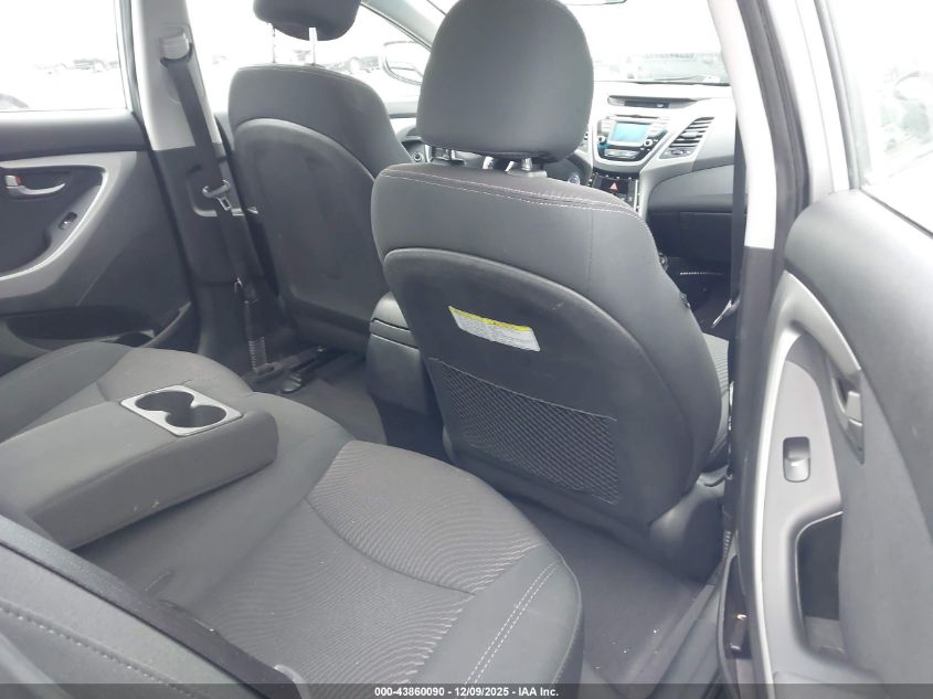 2016 Hyundai Elantra Value Edition VIN: 5NPDH4AE3GH767625 Lot: 43860090