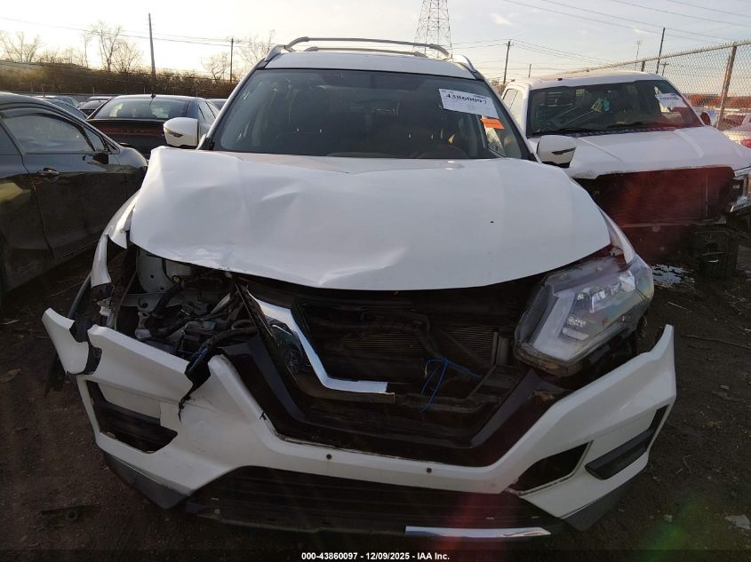 2017 Nissan Rogue Sv VIN: JN8AT2MV0HW020243 Lot: 43860097