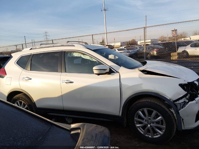 2017 Nissan Rogue Sv VIN: JN8AT2MV0HW020243 Lot: 43860097