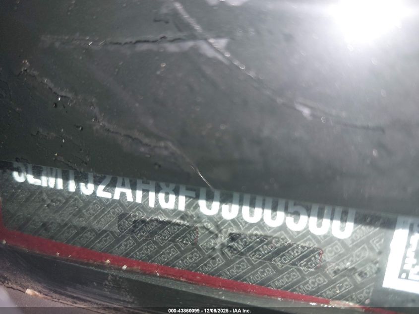 2015 Lincoln Mkc VIN: 5LMTJ2AH8FUJ00500 Lot: 43860099