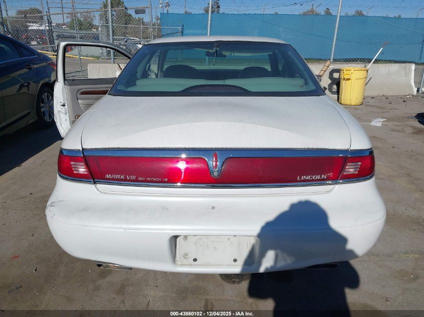 1997 Lincoln Mark Viii VIN: 1LNLM91V3VY659128 Lot: 43860102