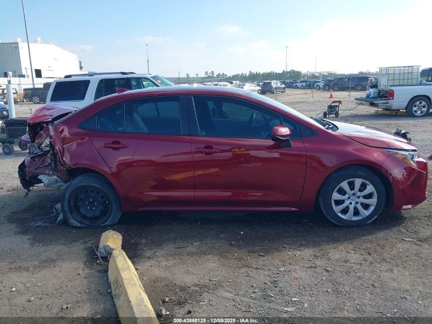 2023 Toyota Corolla Le VIN: 5YFB4MDE9PP054343 Lot: 43860125