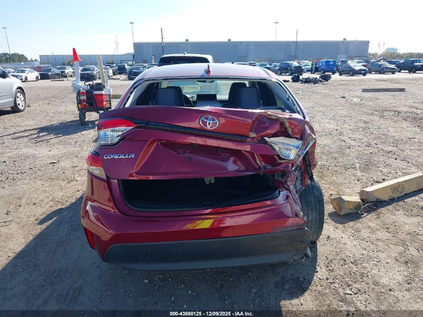 2023 Toyota Corolla Le VIN: 5YFB4MDE9PP054343 Lot: 43860125