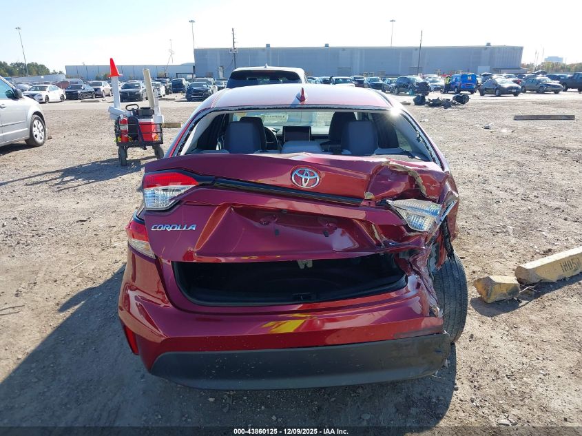 2023 Toyota Corolla Le VIN: 5YFB4MDE9PP054343 Lot: 43860125