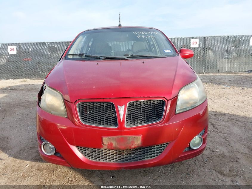 2009 Pontiac G3 VIN: KL2TD66E09B654637 Lot: 43860141