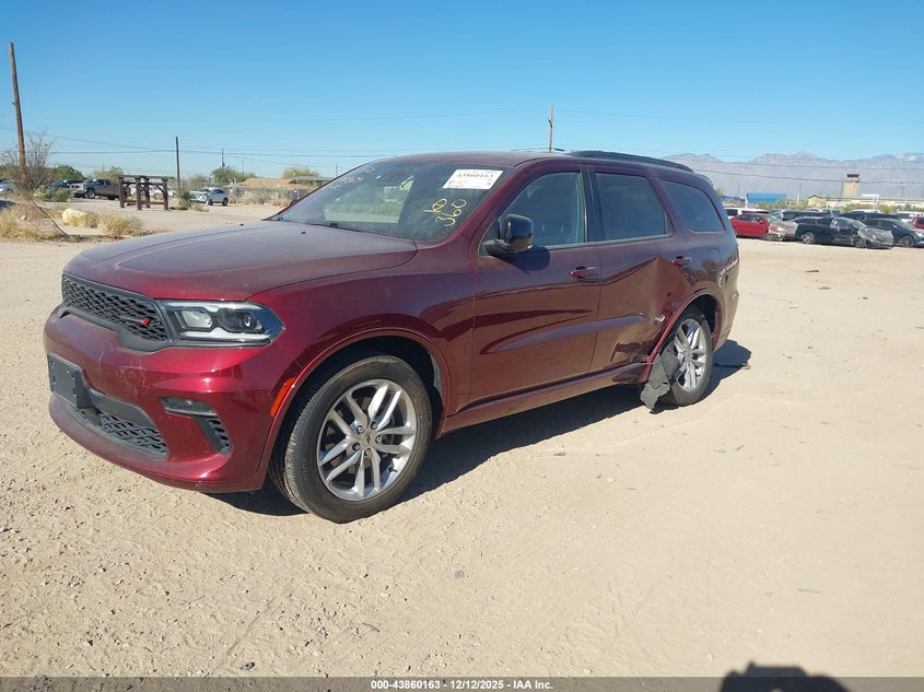 Vin: 1c4rdhdg3pc624899, lot: 44355681, dodge durango gt plus rwd 20232