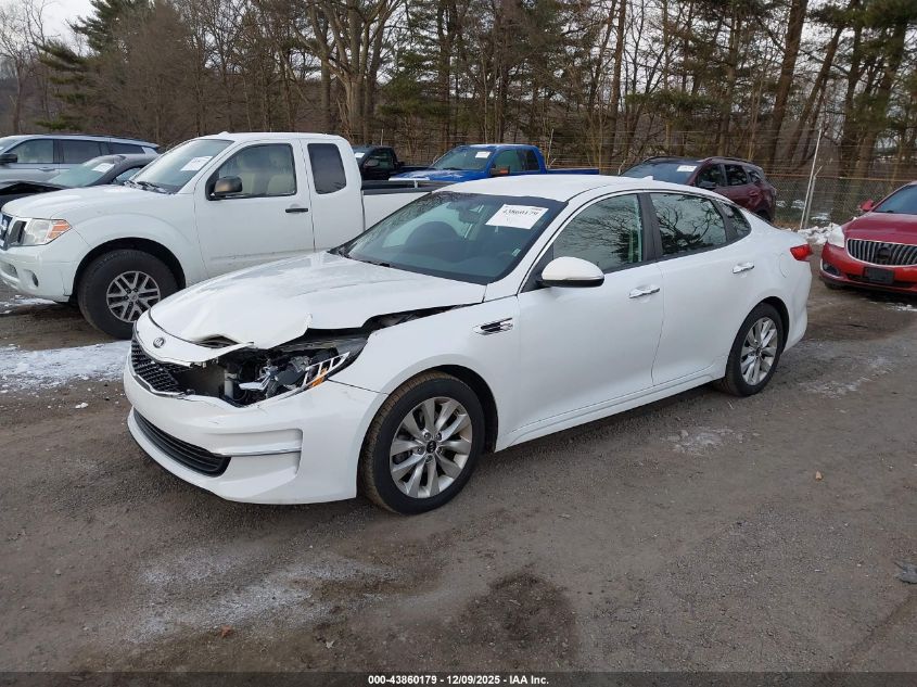 2017 Kia Optima Lx VIN: 5XXGT4L3XHG160982 Lot: 43860179