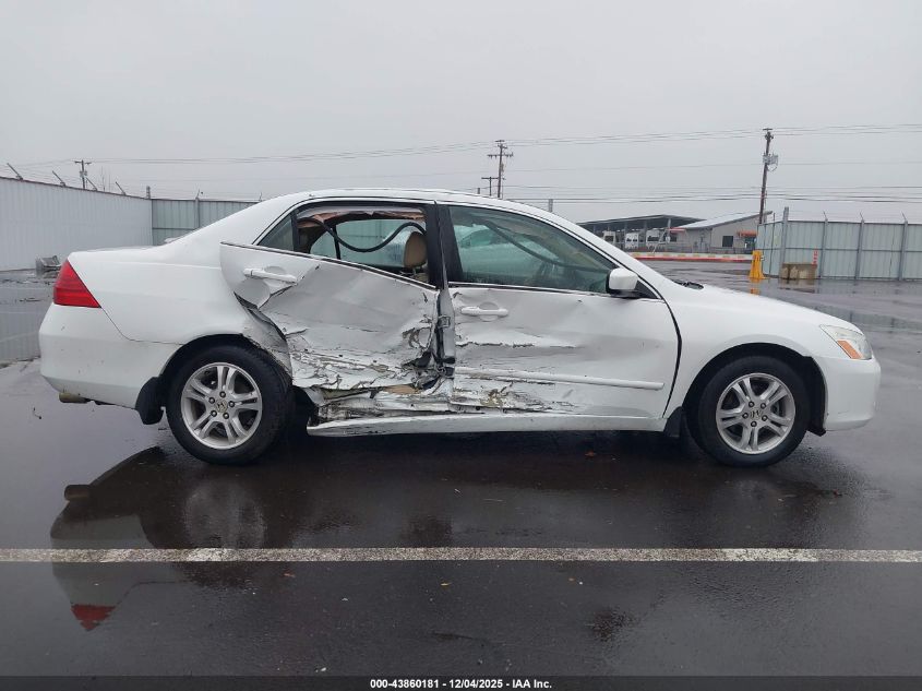 2007 Honda Accord 2.4 Ex VIN: 1HGCM56857A081384 Lot: 43860181