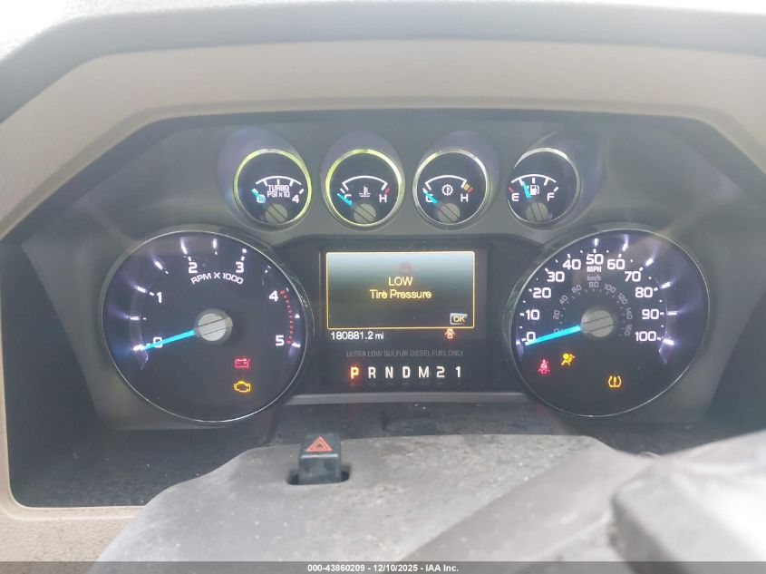 2011 Ford F-350 Lariat VIN: 1FT8W3BT7BEB69075 Lot: 43860209