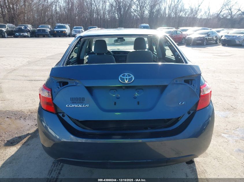 2019 Toyota Corolla Le VIN: 2T1BURHE8KC126598 Lot: 43860244