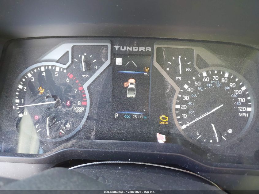 2025 Toyota Tundra Sr5 VIN: 5TFLA5DB0SX249377 Lot: 43860246