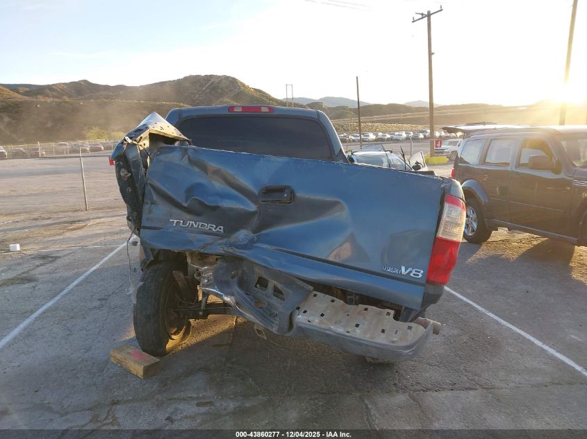 2006 Toyota Tundra Sr5 V8 VIN: 5TBET34116S545267 Lot: 43860277