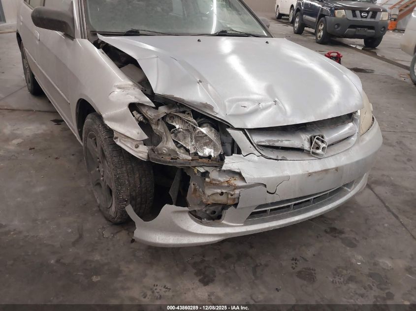 2005 Honda Civic Ex VIN: 2HGES26855H503035 Lot: 43860289