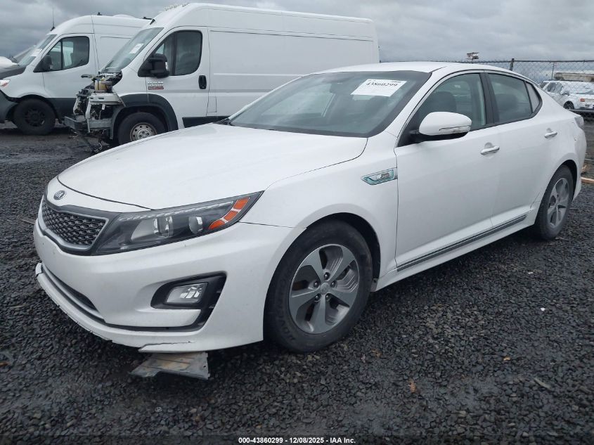 2015 Kia Optima Hybrid VIN: KNAGM4AD6F5083518 Lot: 43860299