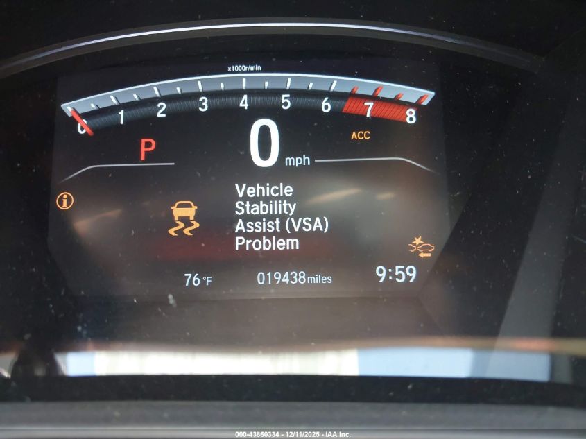 2020 Honda Cr-V 2Wd Ex VIN: 7FARW1H52LE005500 Lot: 43860334