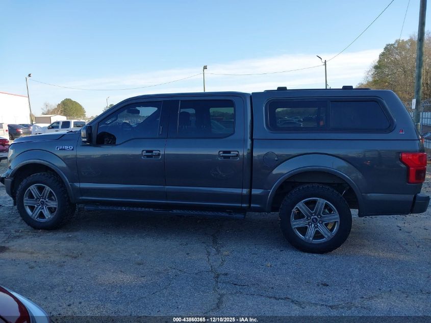 2018 Ford F-150 Lariat VIN: 1FTEW1E50JKD64004 Lot: 43860365