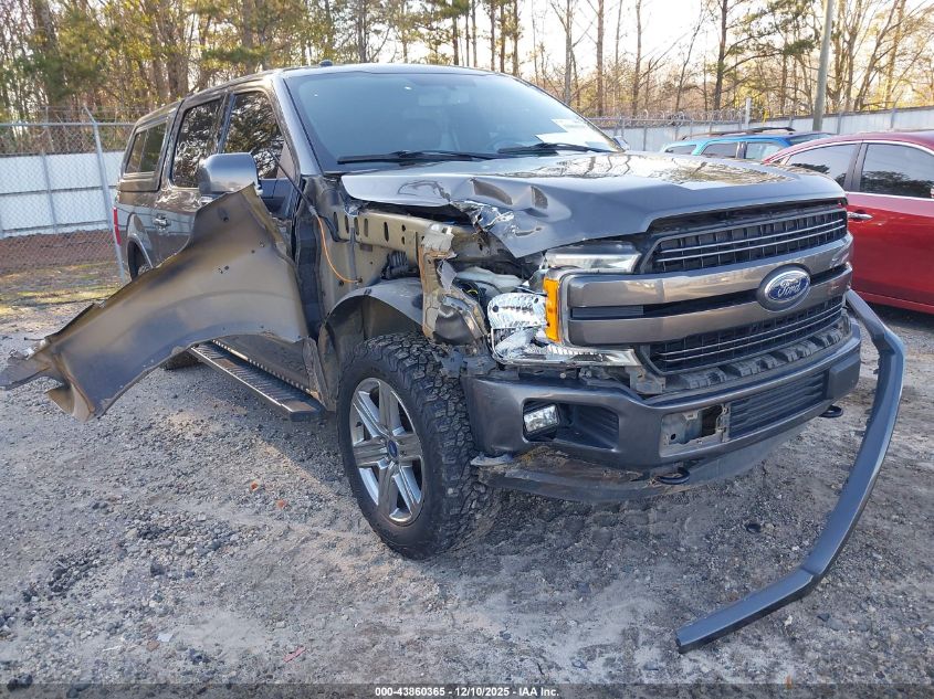 2018 Ford F-150 Lariat VIN: 1FTEW1E50JKD64004 Lot: 43860365