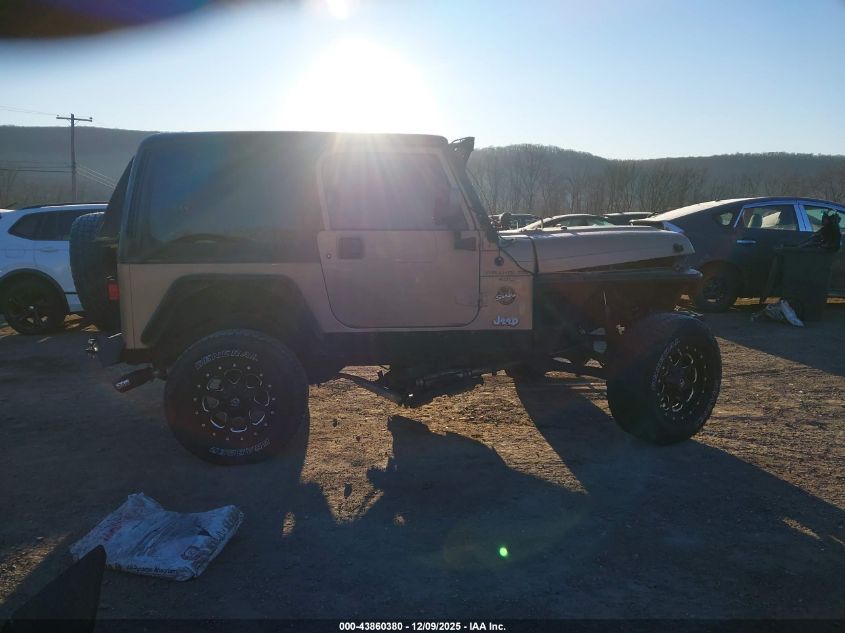 2000 Jeep Wrangler Sahara VIN: 1J4FA59S0YP780538 Lot: 43860380