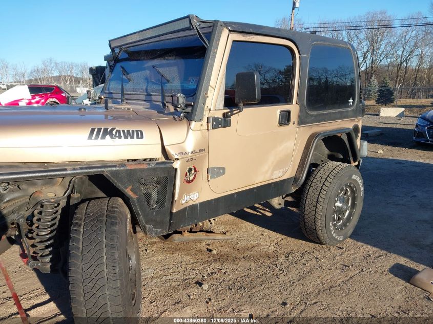 2000 Jeep Wrangler Sahara VIN: 1J4FA59S0YP780538 Lot: 43860380