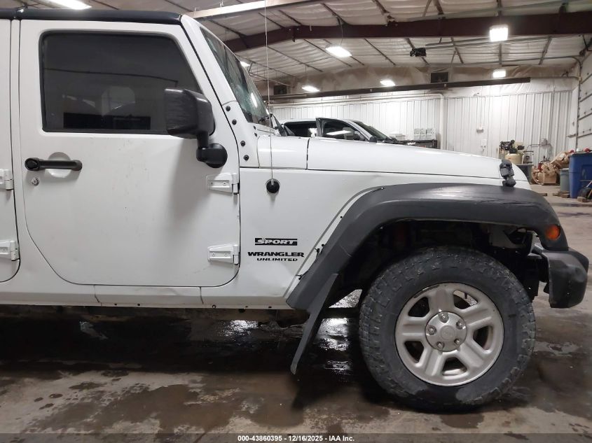 2015 Jeep Wrangler Unlimited Sport Rhd VIN: 1C4BJWKG9FL725588 Lot: 43860395