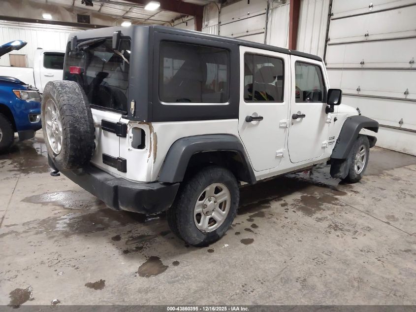 2015 Jeep Wrangler Unlimited Sport Rhd VIN: 1C4BJWKG9FL725588 Lot: 43860395