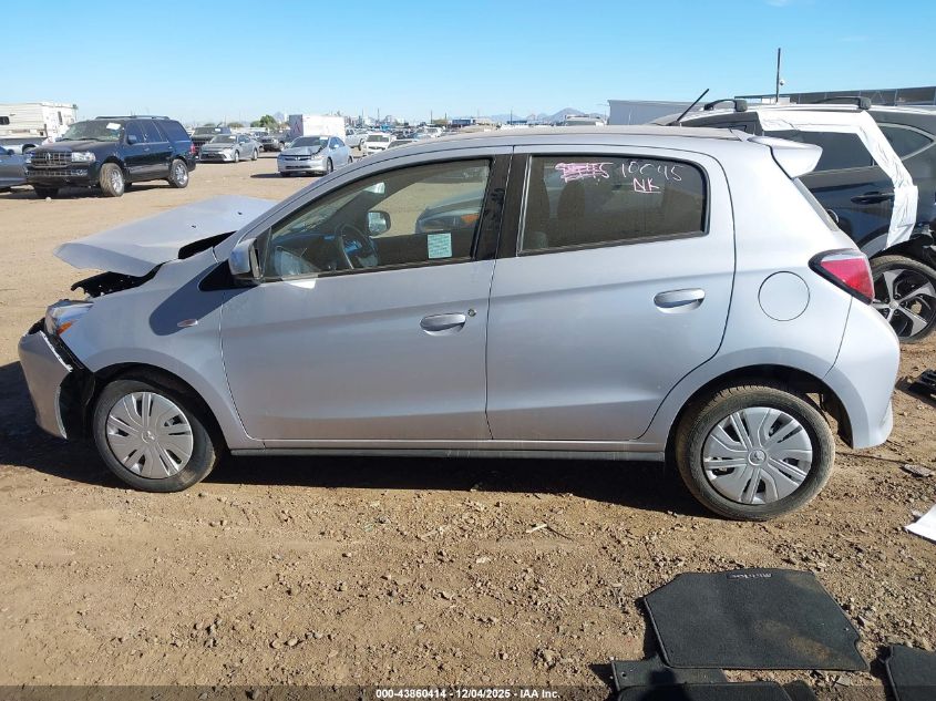 2024 Mitsubishi Mirage Es/Le VIN: ML32AUHJ9RH018895 Lot: 43860414