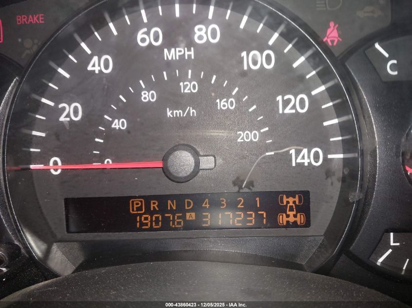 2005 Nissan Armada Le VIN: 5N1AA08B45N726585 Lot: 43860423