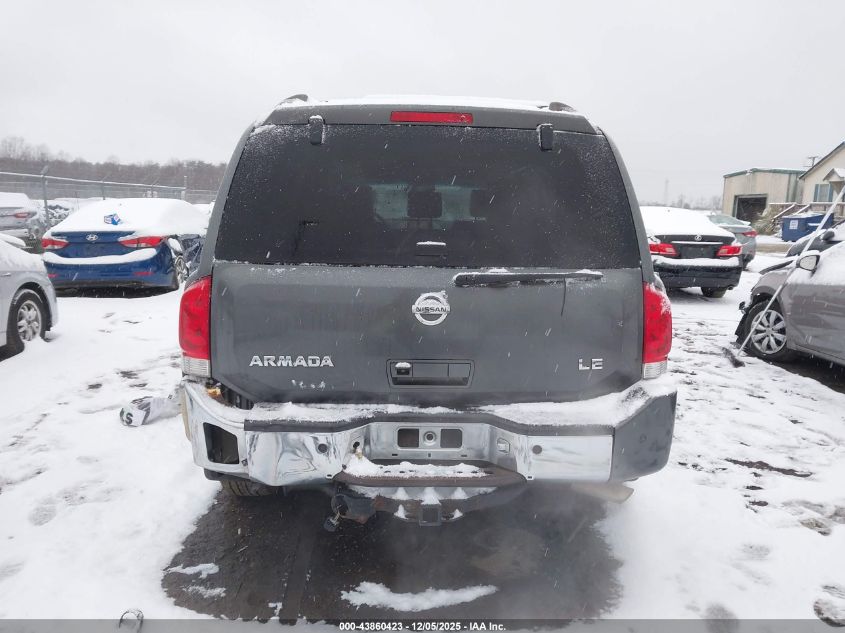 2005 Nissan Armada Le VIN: 5N1AA08B45N726585 Lot: 43860423