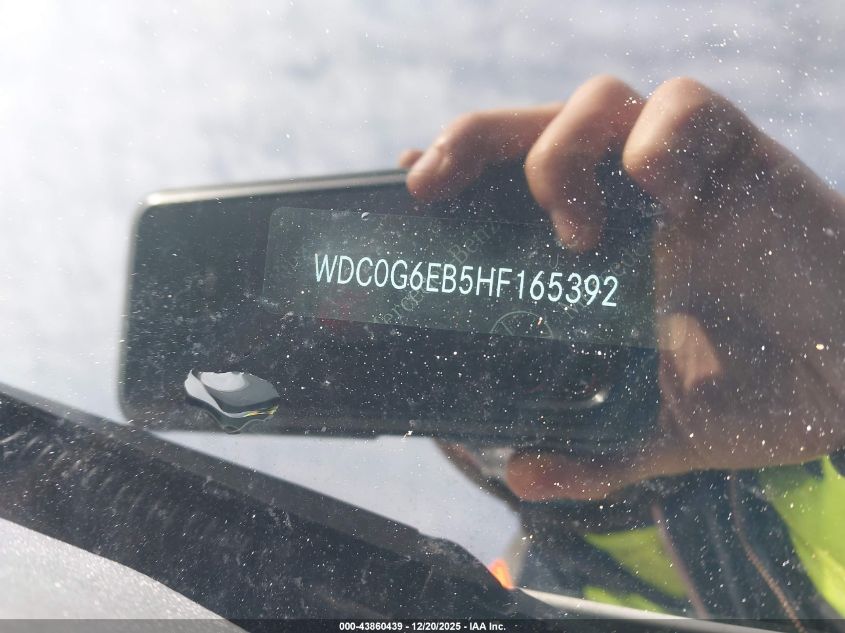 2017 Mercedes-Benz Amg Glc 43 4Matic VIN: WDC0G6EB5HF165392 Lot: 43860439