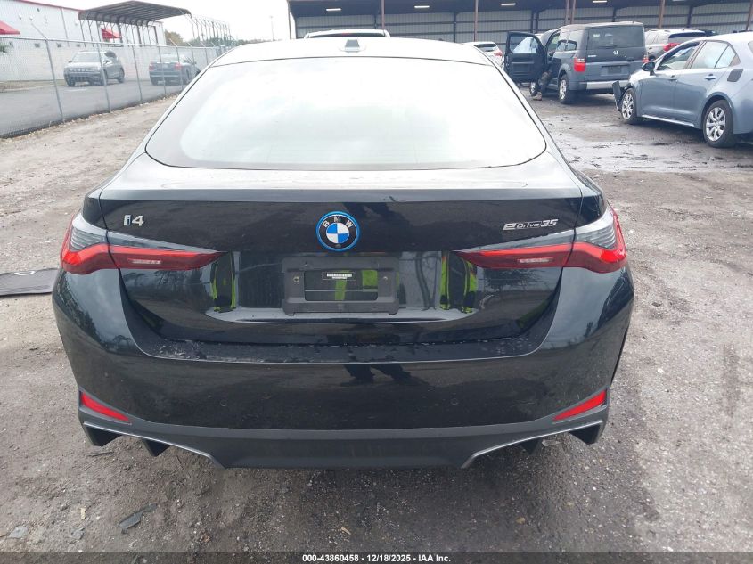 2023 BMW I4 Edrive35 VIN: WBY43AW00PFP48937 Lot: 43860458