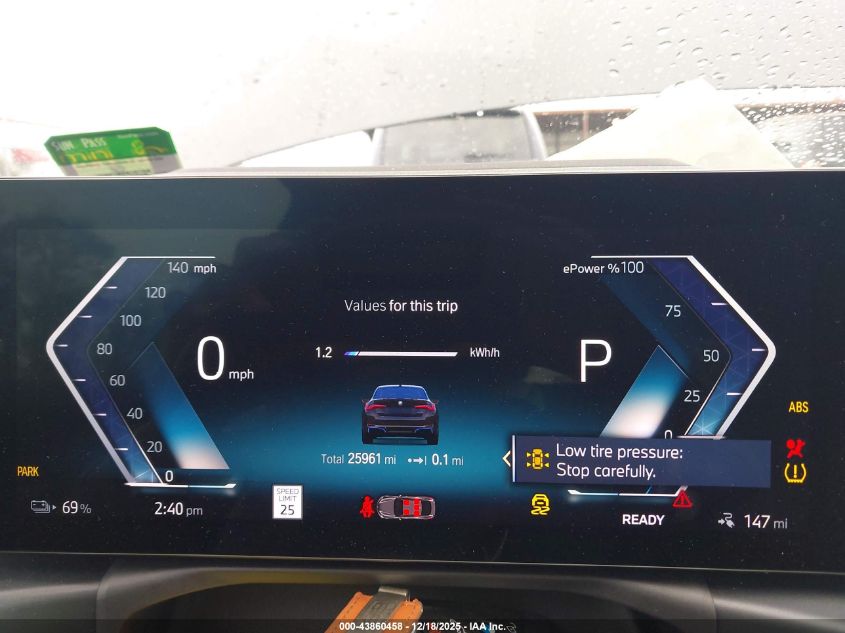 2023 BMW I4 Edrive35 VIN: WBY43AW00PFP48937 Lot: 43860458