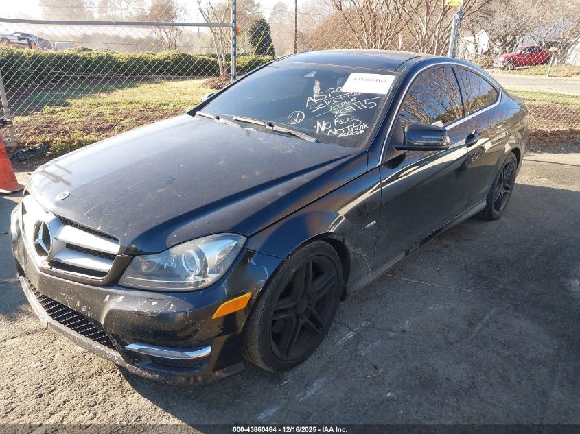 2012 Mercedes-Benz C 350 Sport 4Matic VIN: WDDGJ8JB4CF809115 Lot: 43860464