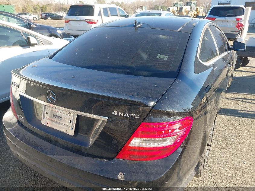 2012 Mercedes-Benz C 350 Sport 4Matic VIN: WDDGJ8JB4CF809115 Lot: 43860464